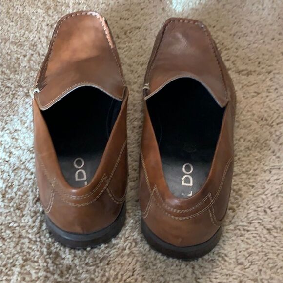 Men\'s Brown ALDO Vera Pelle Slip On Loafers Size 43 main image 6